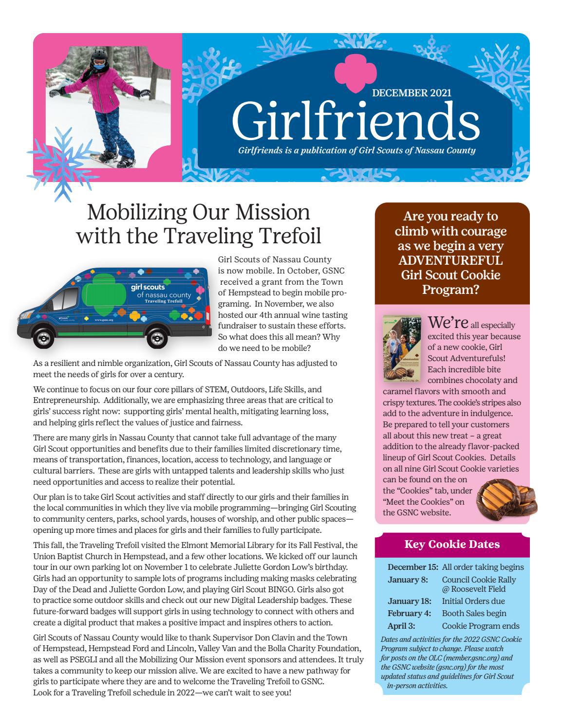 Girl Scouts of Nassau County Girlfriends December 2021 by gsnc Issuu