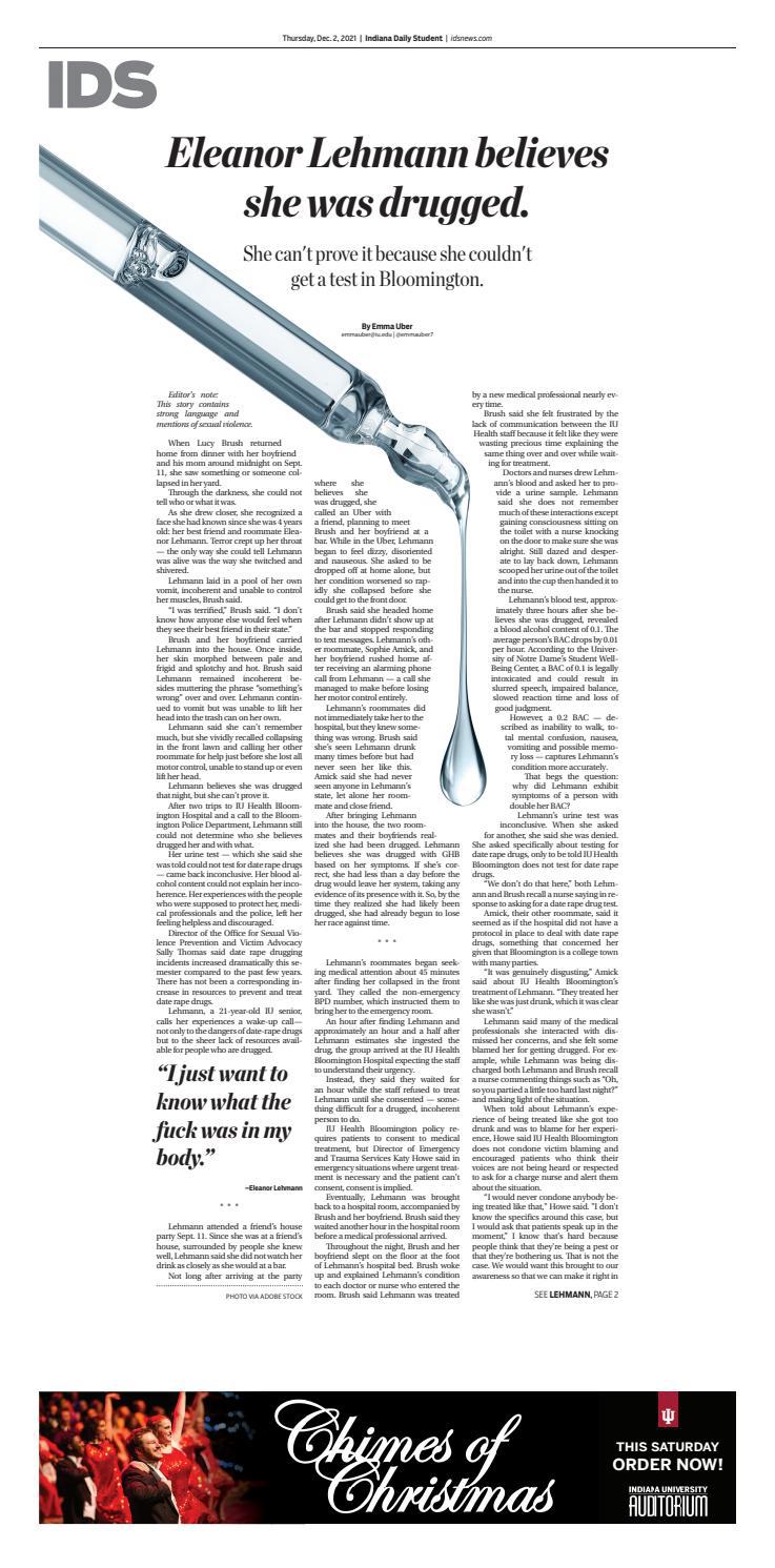 December 2, 2021 by Indiana Daily Student - idsnews - Issuu