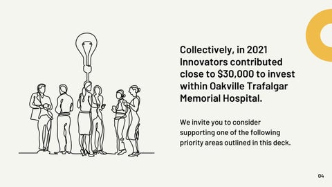 Oakville 医疗 Foundation Innovators Program 第 4 页