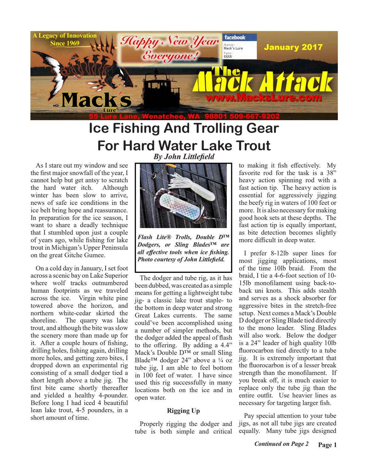 January 2017 | Mack Attack Magazine by Mack's Lure - Issuu