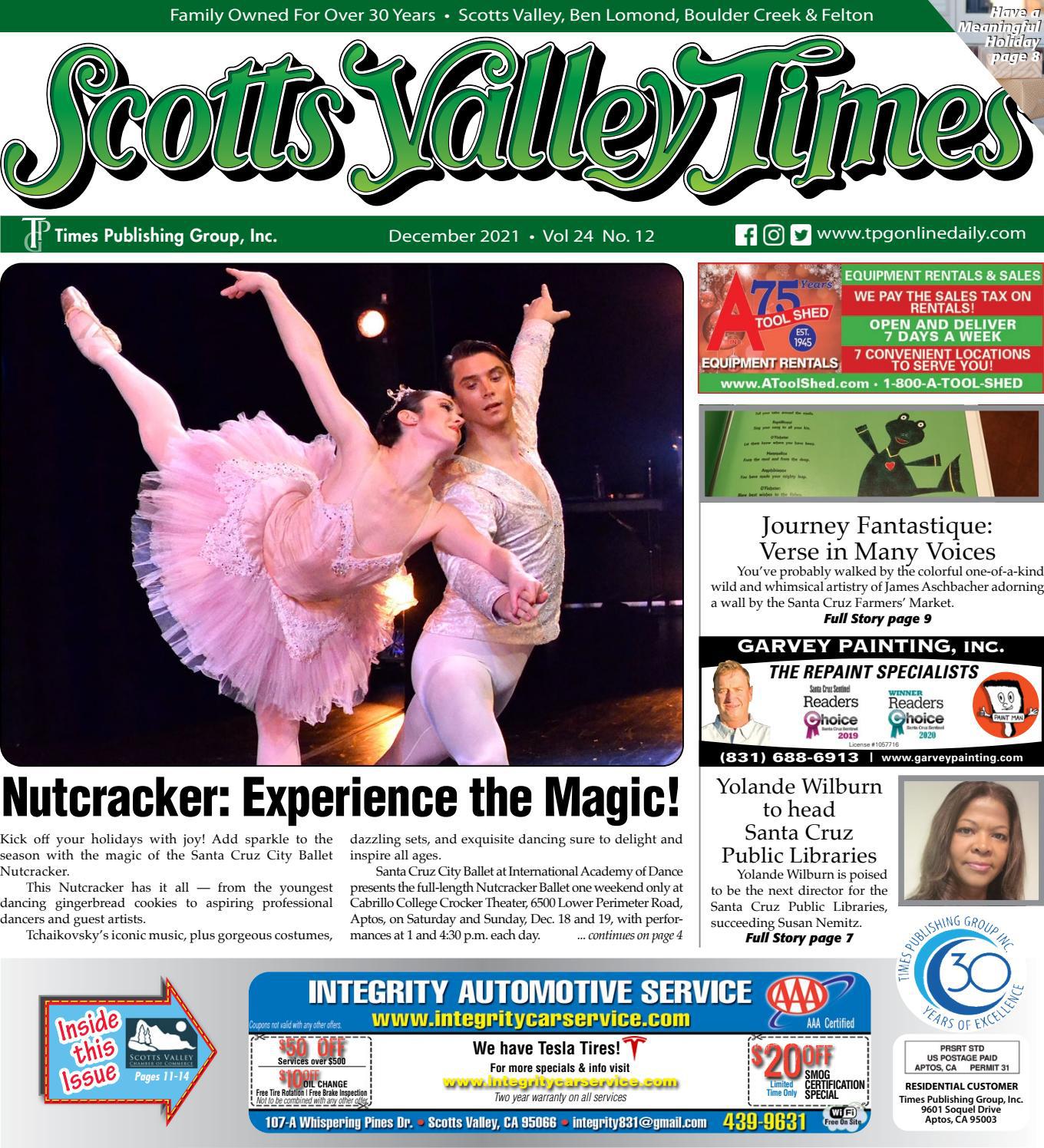 Scotts Valley Times December 2021 by Times Publishing Group, Inc. Issuu