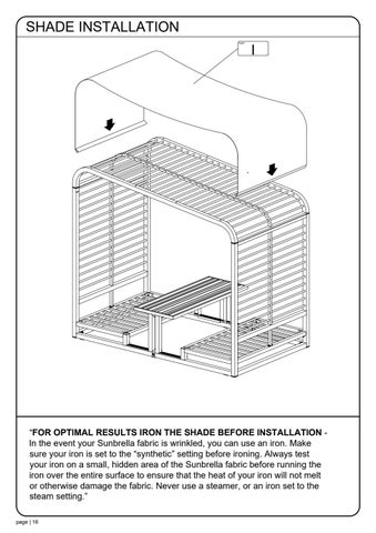 ASSEMBLY INSTRUCTION SOMBRERO LOUNGE BOOTH 第 17 页