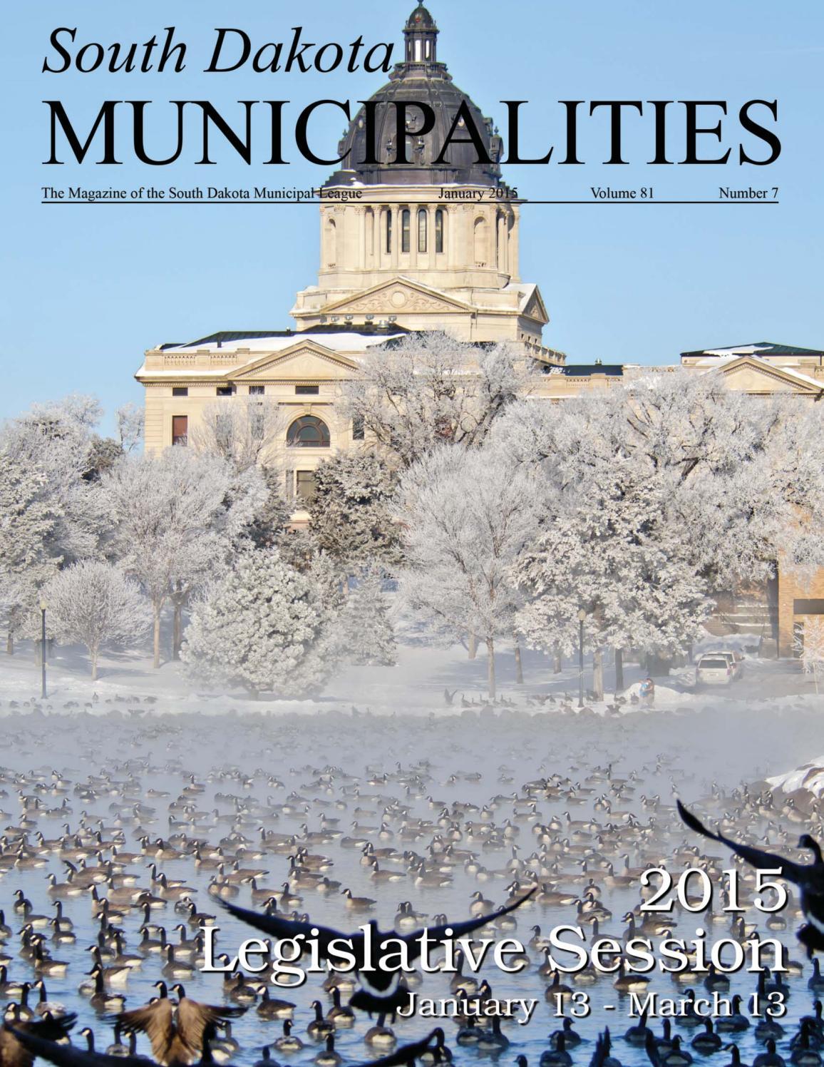 South Dakota Municipalities Jan. 2015 by South Dakota Municipal