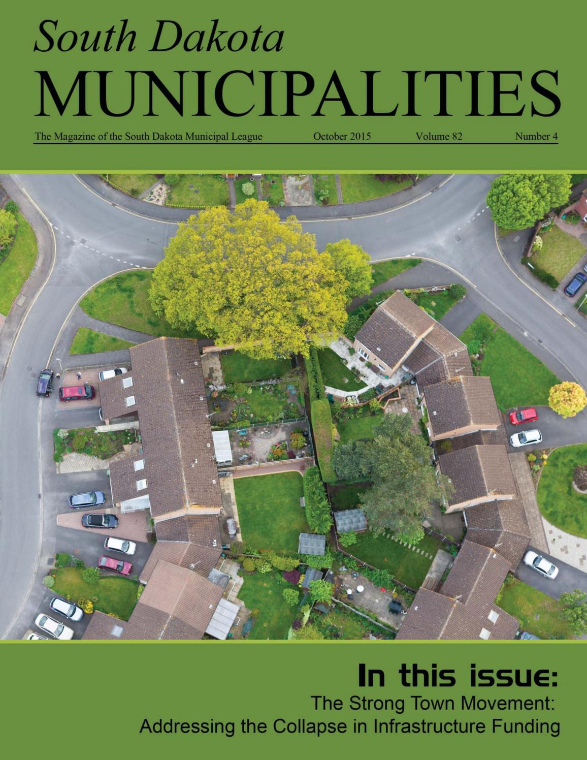 South Dakota Municipalities Oct. 2015 by South Dakota Municipal
