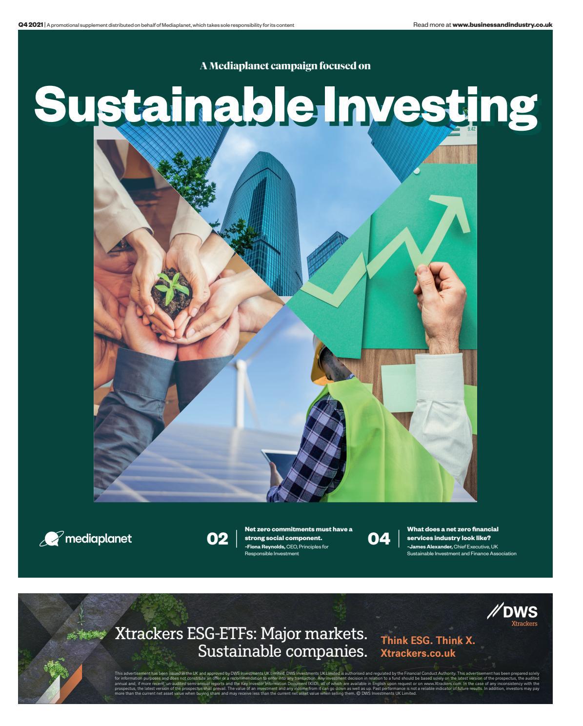 Sustainable Investing Q4 2021 By Mediaplanet UK IE Issuu