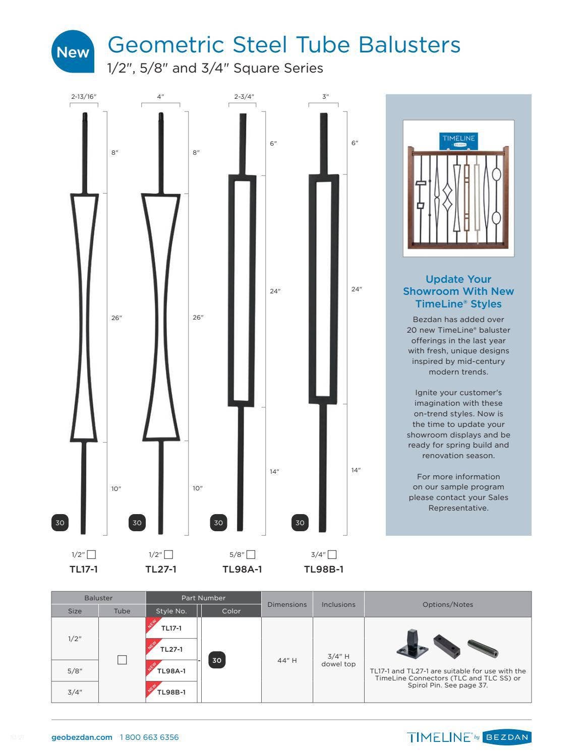 New from TimeLine® by Bezdan Railing Solutions - Issuu