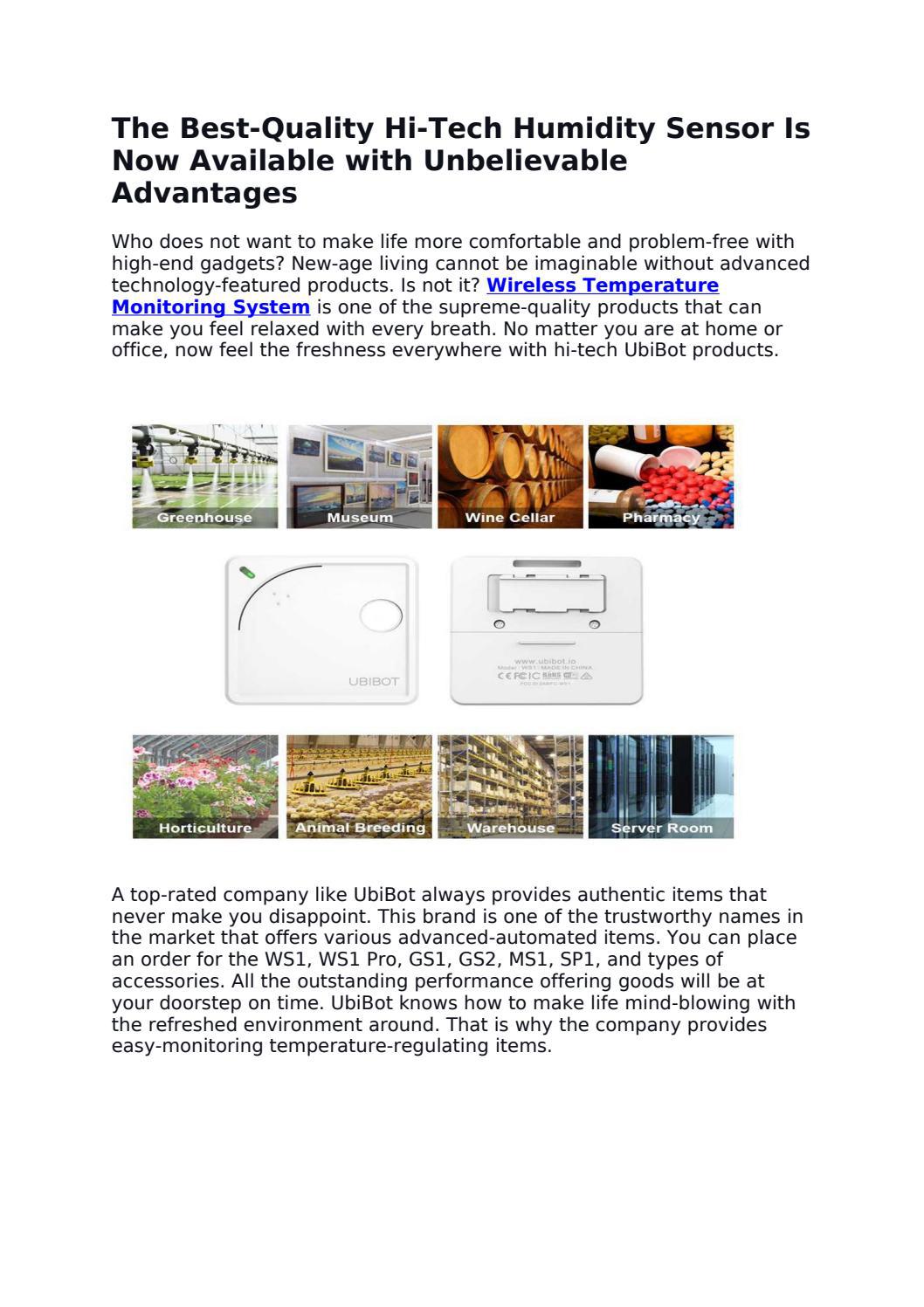 The Best-Quality Hi-Tech Humidity Sensor Is Now Available with ...