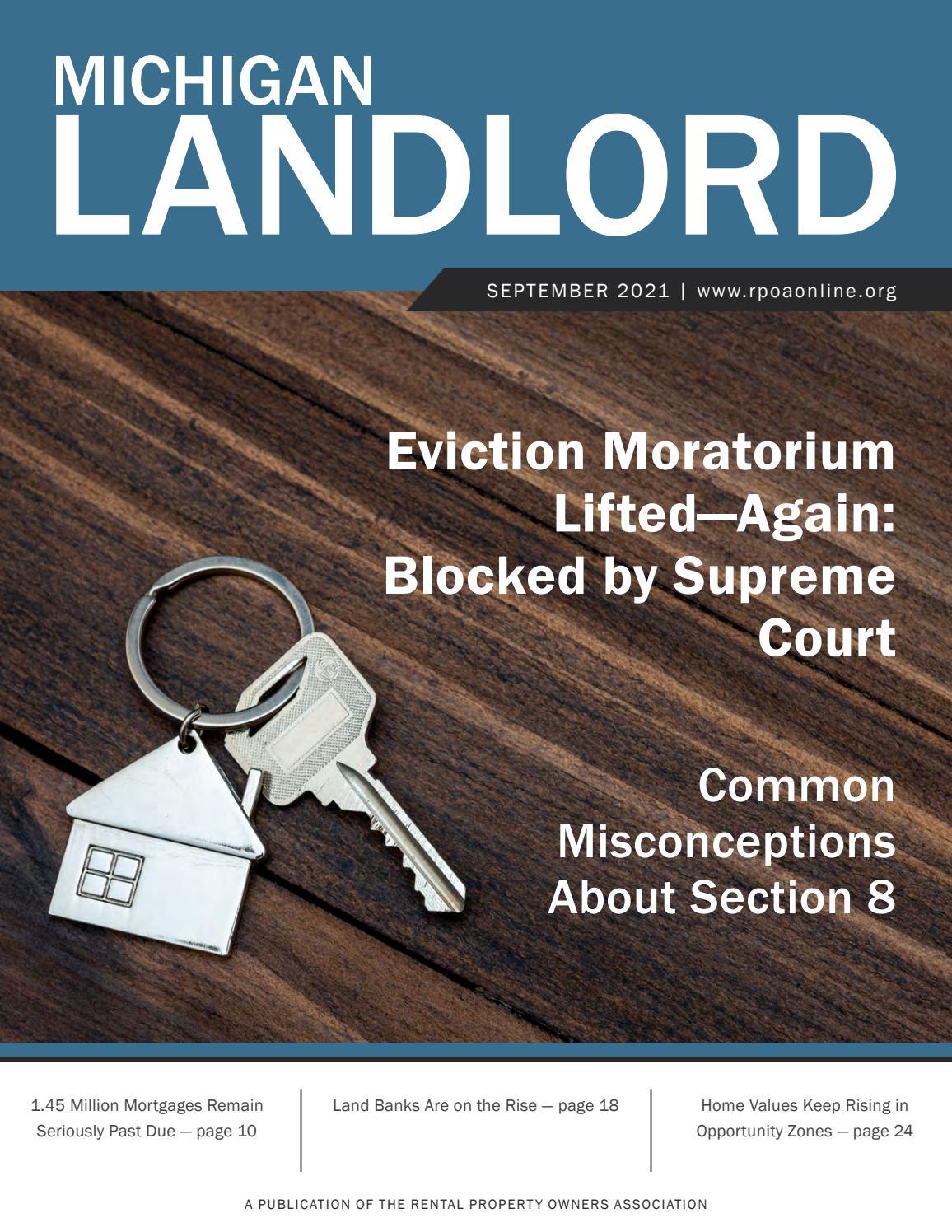 Michigan Landlord Magazine September 2021 by KathyB Issuu