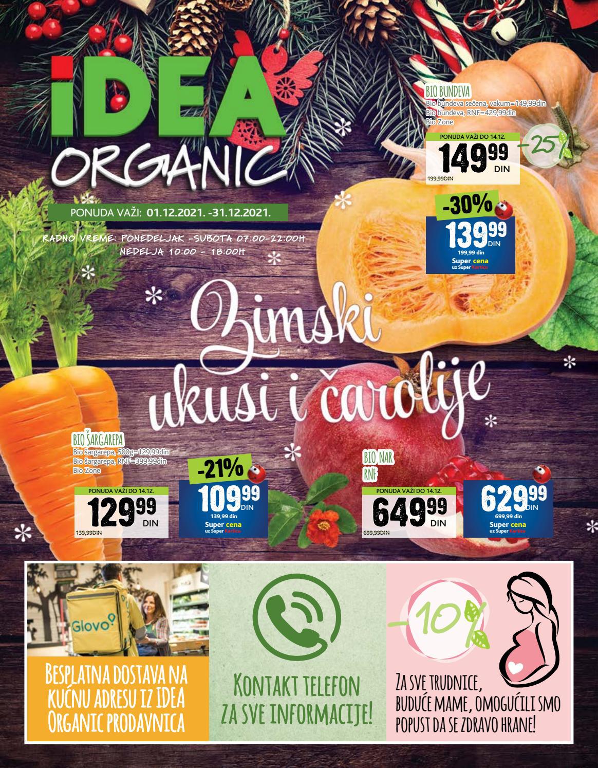Idea katalog Organic od 01.-31.12.2021.. by Catalog.rs - Issuu
