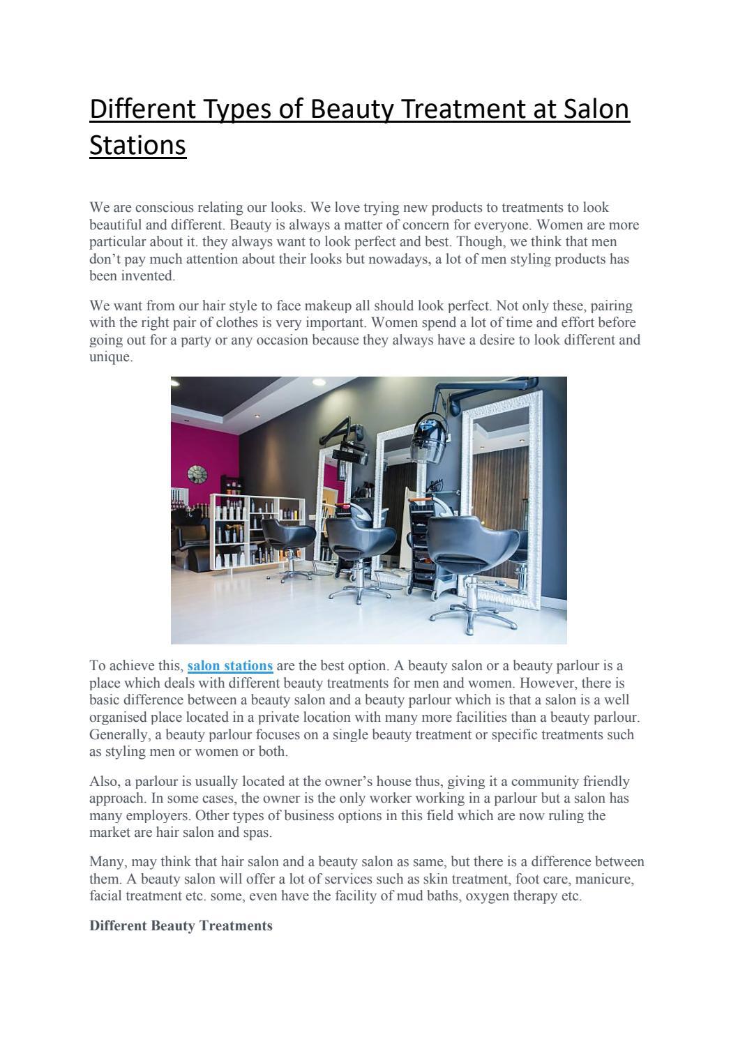 Different Types Of Beauty Salons And What They Do – VSMSP