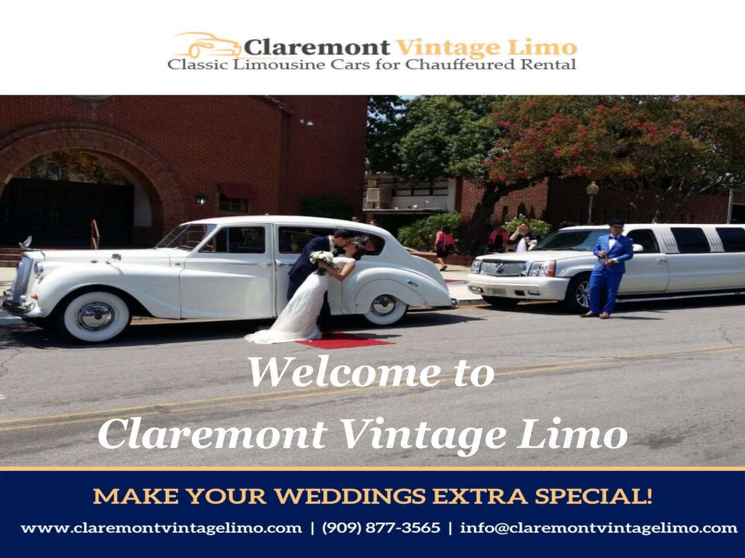 Claremont Vintage Limo Offers FirstClass Classic Car Rentals in