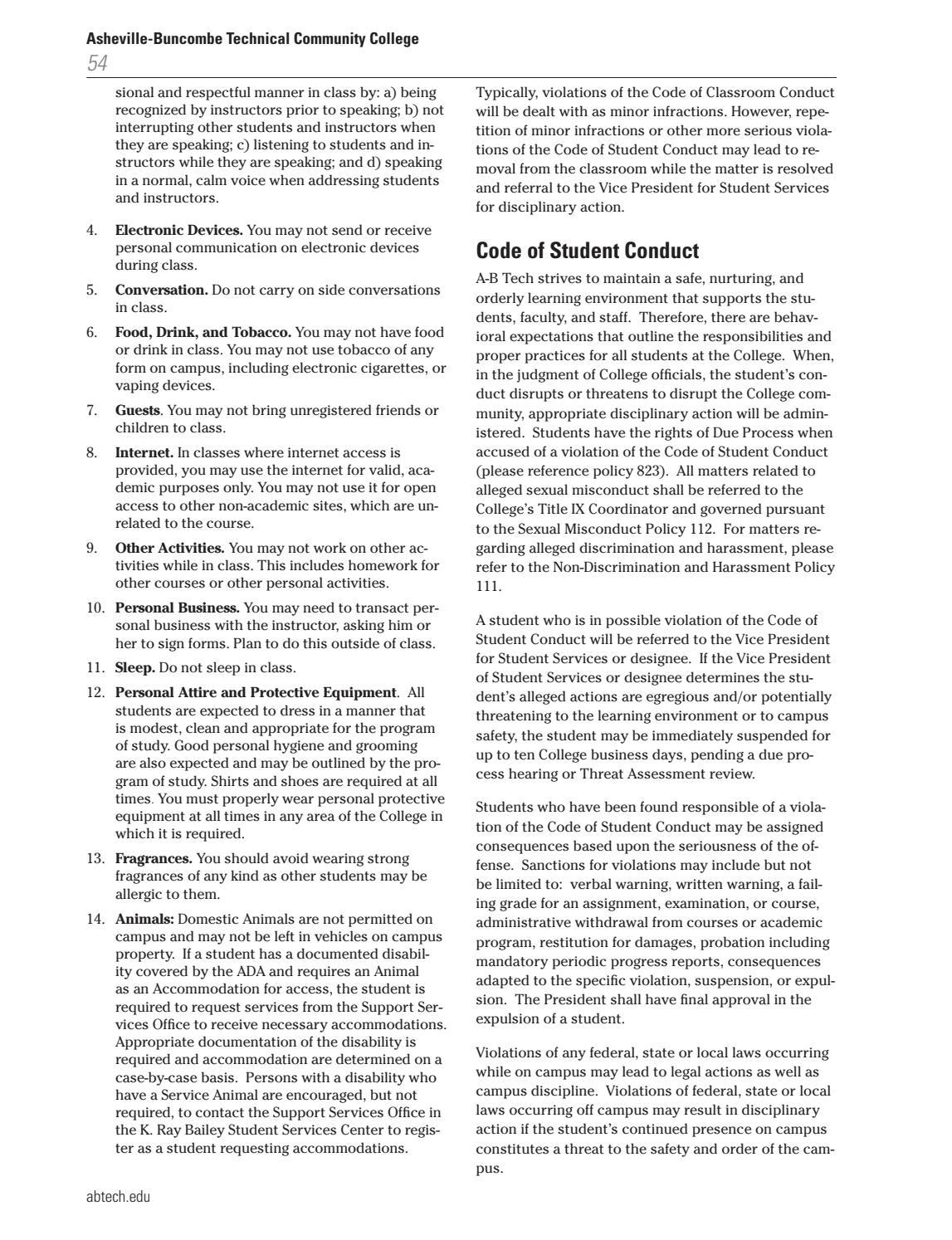 20212022 AB Tech Catalog by Asheville Technical Community