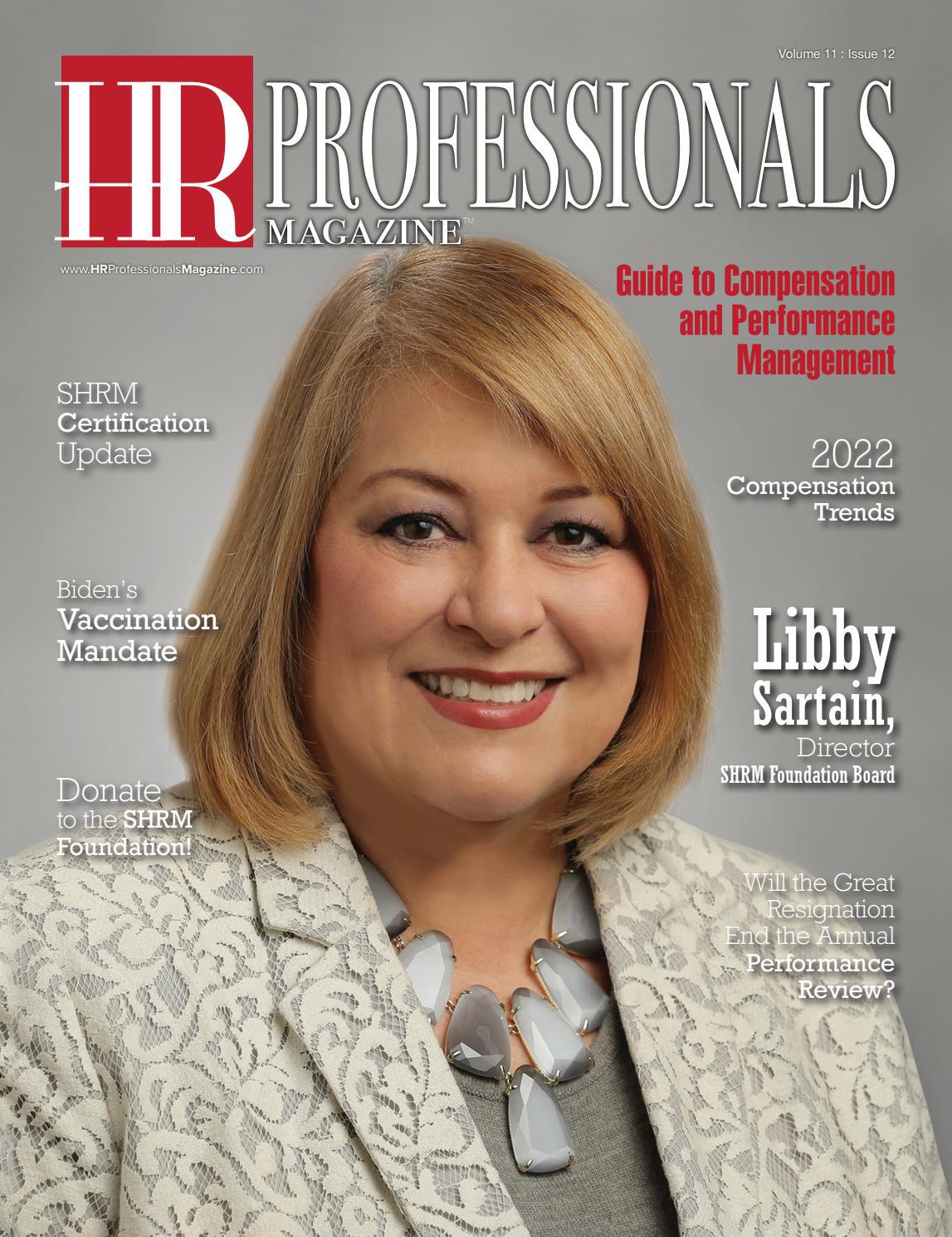December 2021 Digital Issue of HR Professionals Magazine by Cynthia  Thompson - Issuu