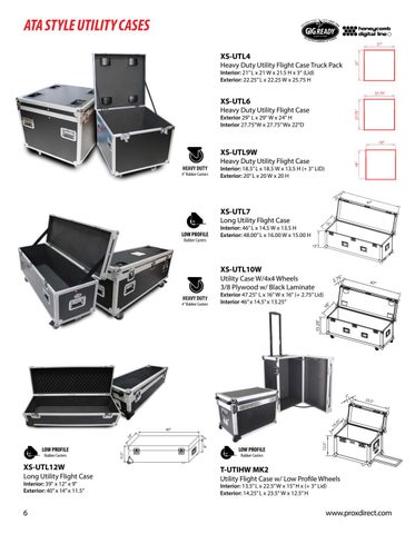 ProX Live Performance Gear | 电子版 灯饰目录 | 版本 2.1 第 6 页