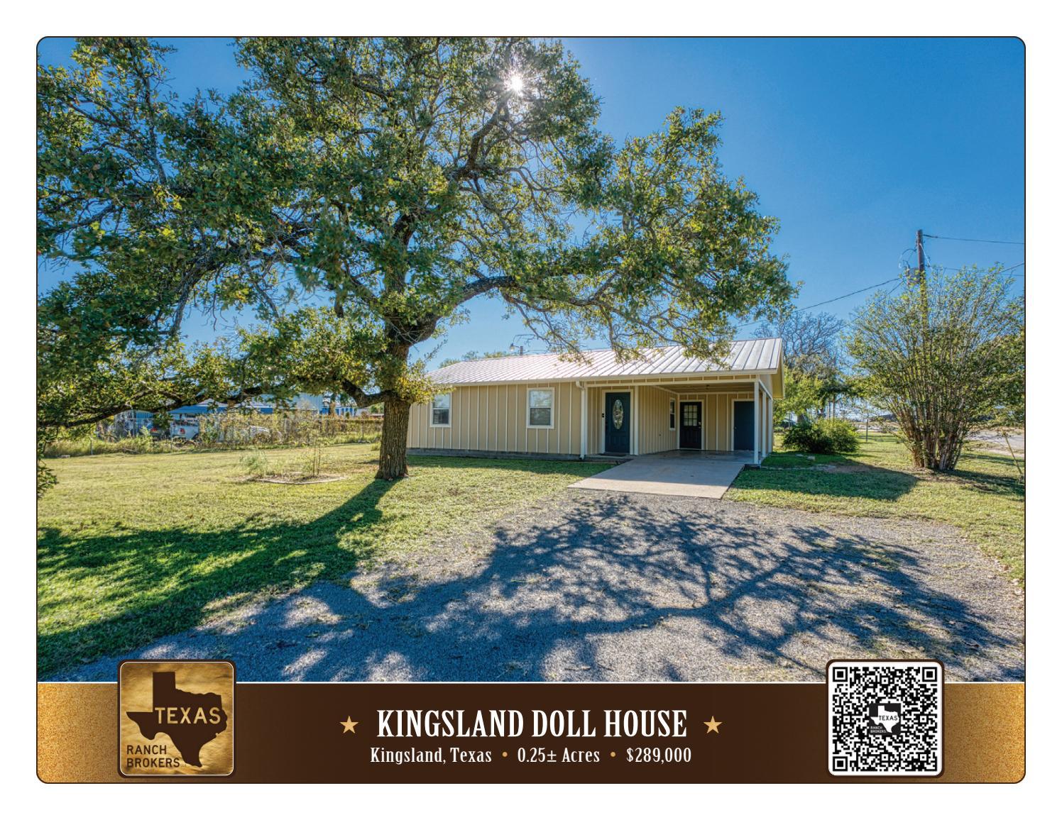 Kingsland Doll House Texas Ranch Brokers 0.25+/ Acres 289,000