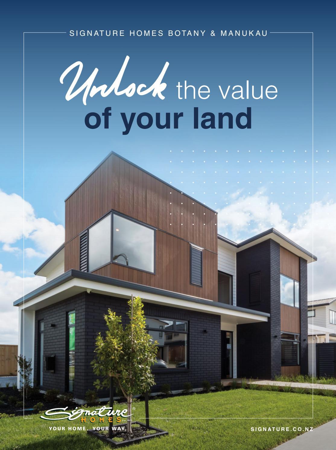 Unlock the value of your land with Signature Homes Botany & Manukau by