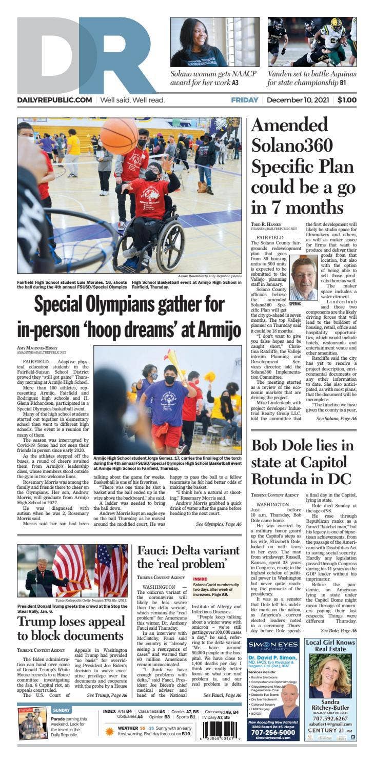 Daily Republic: Friday, December 10, 2021 by mcnaughtonmedia - Issuu