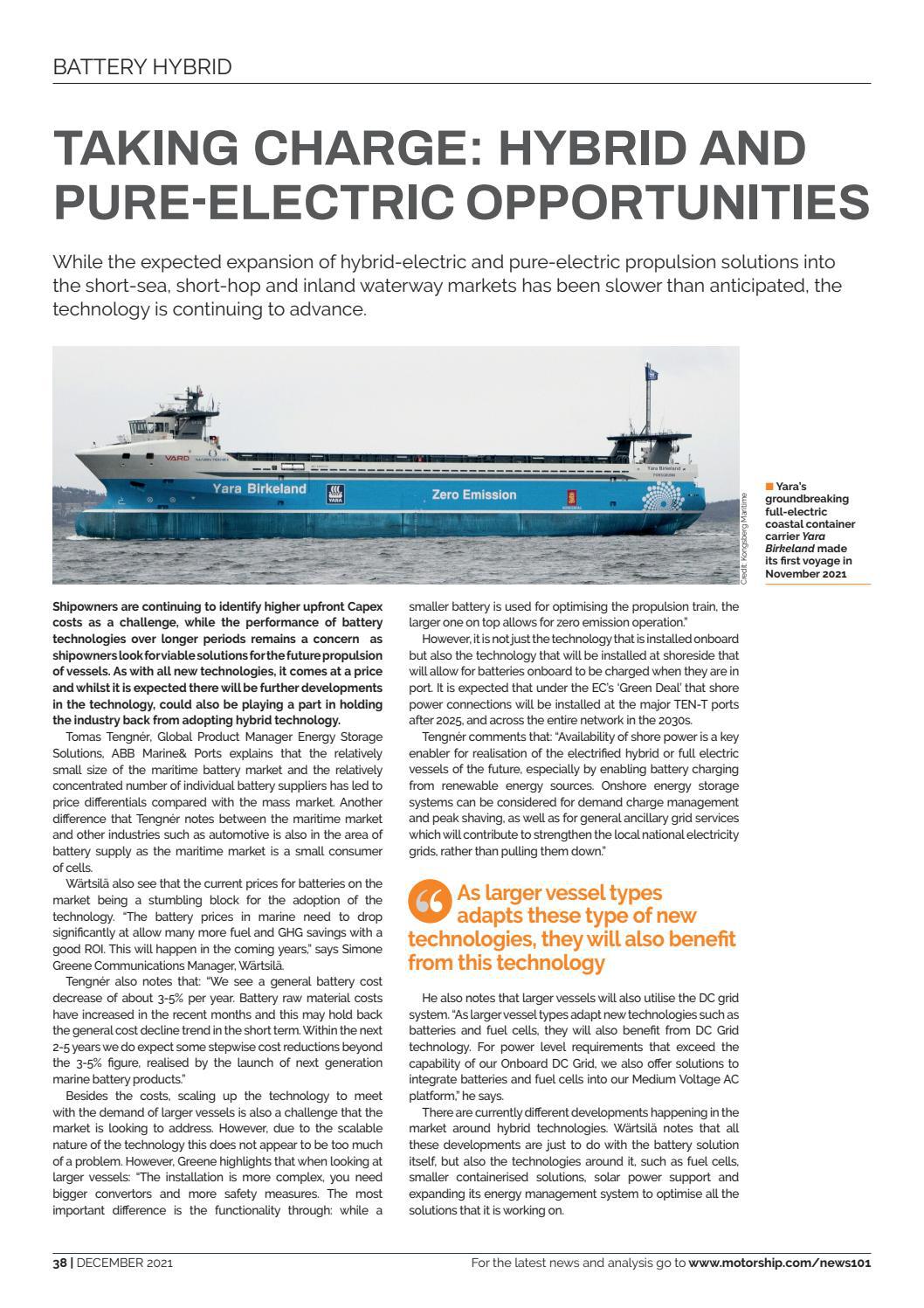 The Motorship December 2021 By Mercator Media Issuu
