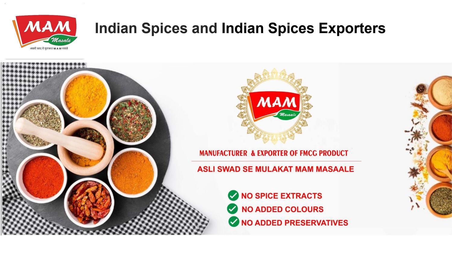 Indian Spices and Indian Spices Exporters by ashusharma1 Issuu