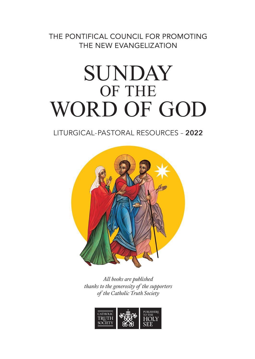 Sunday of the Word of God: Liturgical-Pastoral Resources by Catholic ...
