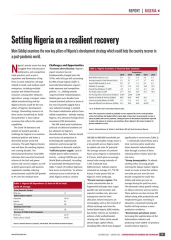 Setting Nigeria on a resilient recovery