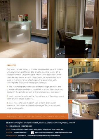 StudioLine Workplace Environments 灯饰目录 · StudioLine 室内 Services 第 19 页