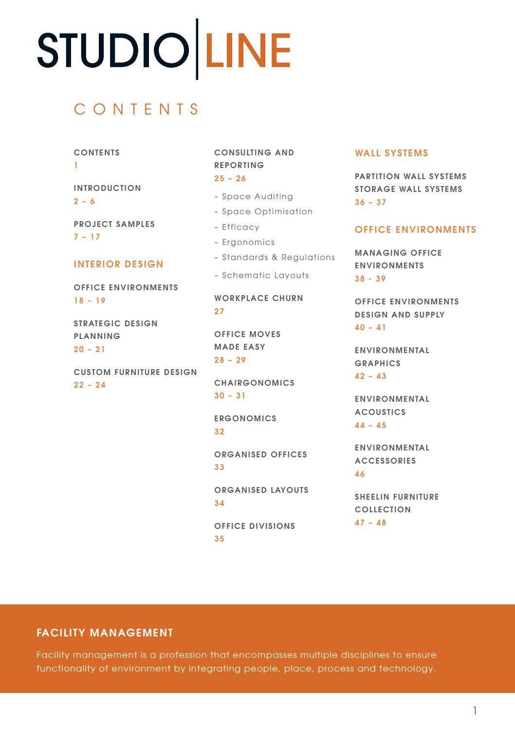 StudioLine Interior Services by StudioLine Workplace Environments - Issuu