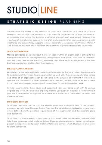 StudioLine Workplace Environments 灯饰目录 · StudioLine 室内 Services 第 22 页