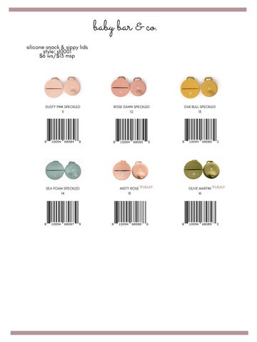 Bar & Co Spring 2022 Catalog 家具目录 · Baby 第 11 页
