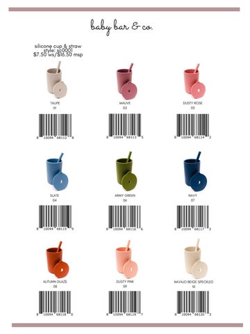 Bar & Co Spring 2022 Catalog 家具目录 · Baby 第 16 页