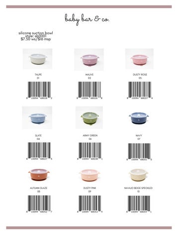 Bar & Co Spring 2022 Catalog 家具目录 · Baby 第 6 页