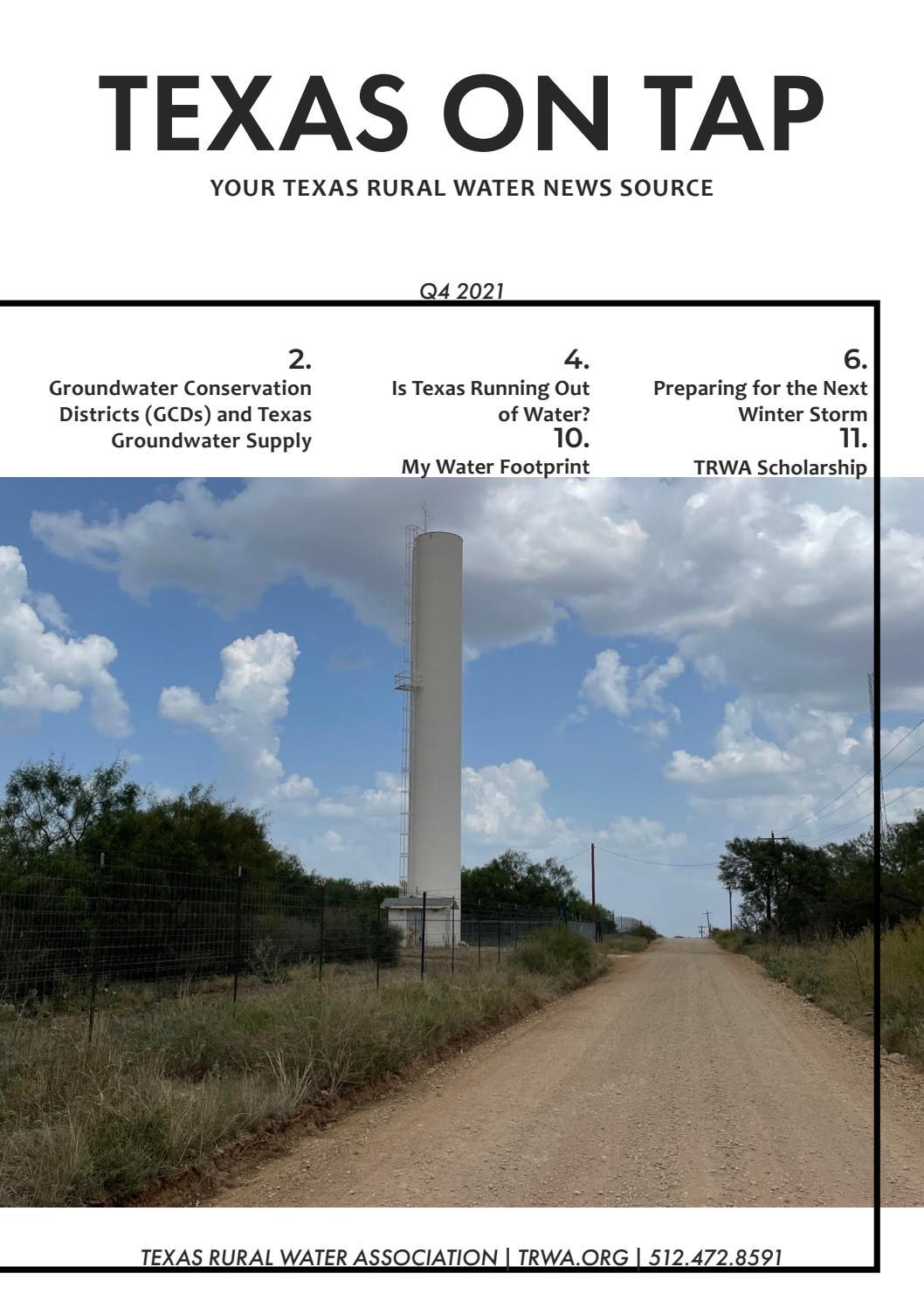 Texas on Tap Q4 2021 by Texas Rural Water Association Issuu