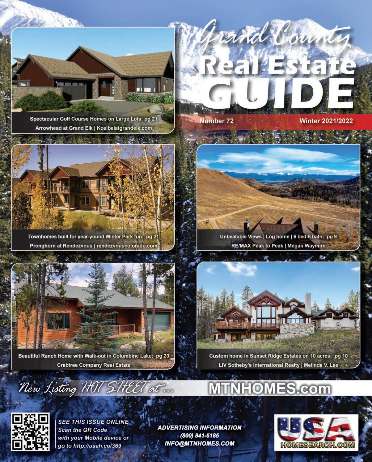 Grand County Real Estate Guide Num 72 by Mountain Homes Publishing Issuu