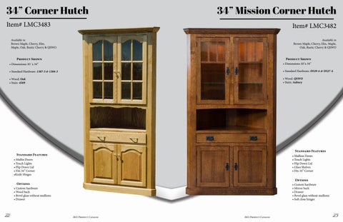 E & G Amish Furniture 家具目录 · 2021 L&M Woodworking - E&G Amish 家具 第 12 页