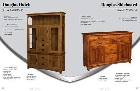 E & G Amish Furniture 家具目录 · 2021 L&M Woodworking - E&G Amish 家具 第 14 页