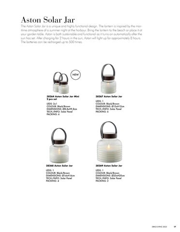 Studio L+A agency 灯饰目录 · Sirius Living 2022 第 18 页