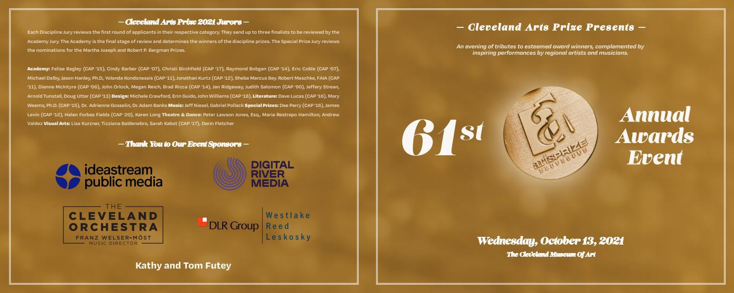 61st Annual Awards Event by Cleveland_Arts_Prize Issuu