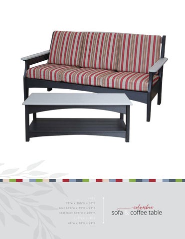 E & G Amish Furniture 家具目录 · E&G Amish 家具 户外 Retreat 第 6 页