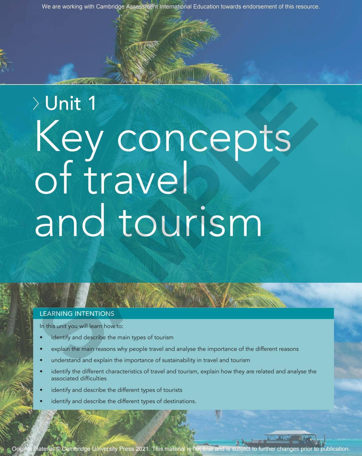IGCSE O Level Travel & Tourism by Cambridge International Education - Issuu