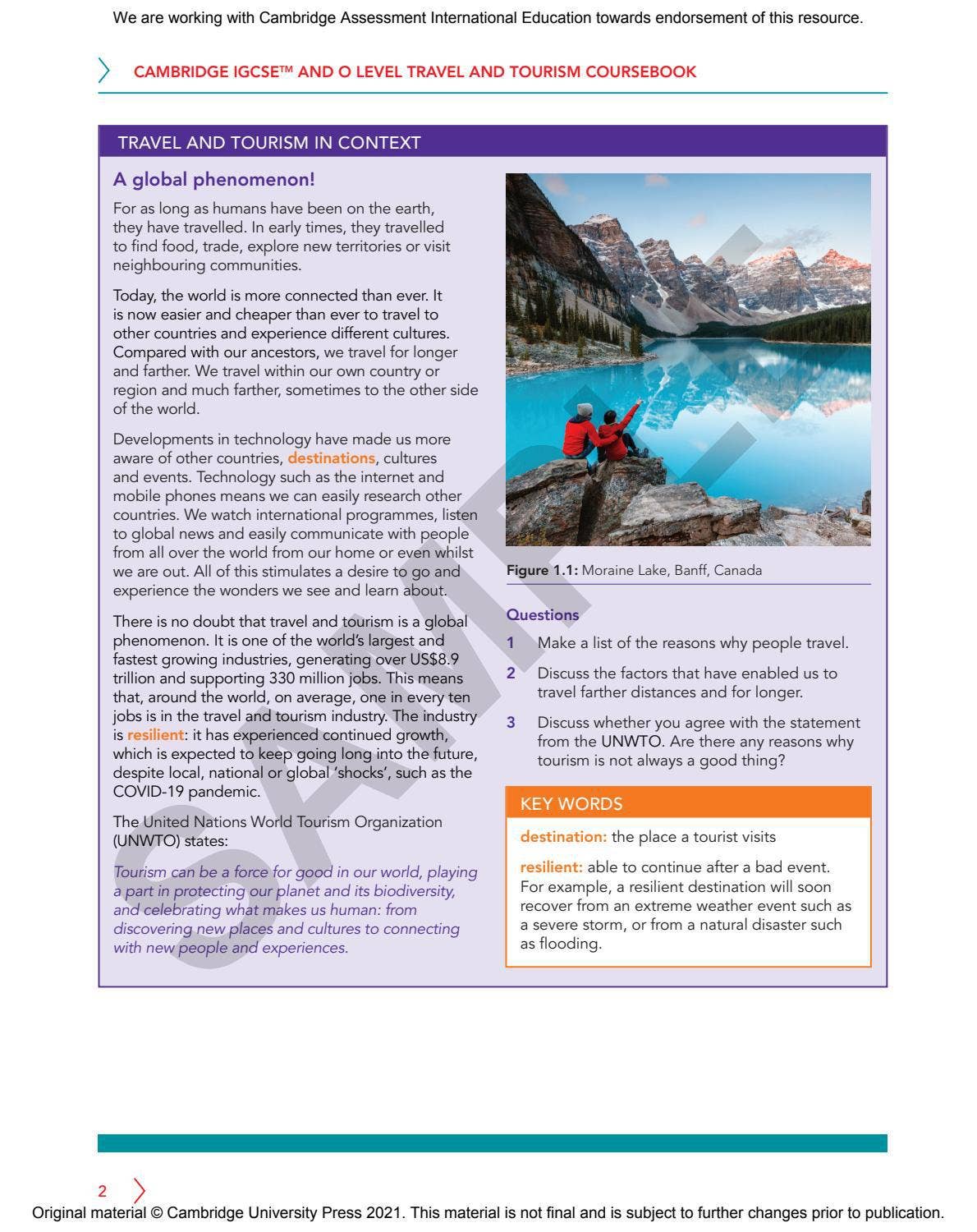 IGCSE O Level Travel & Tourism by Cambridge International Education - Issuu