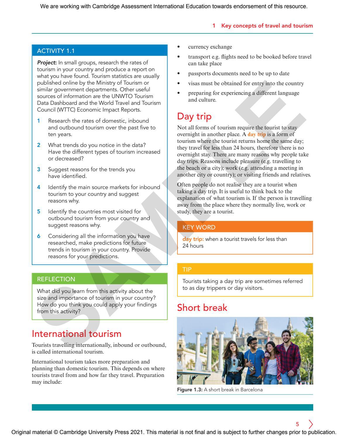 IGCSE O Level Travel & Tourism by Cambridge University Press Education ...