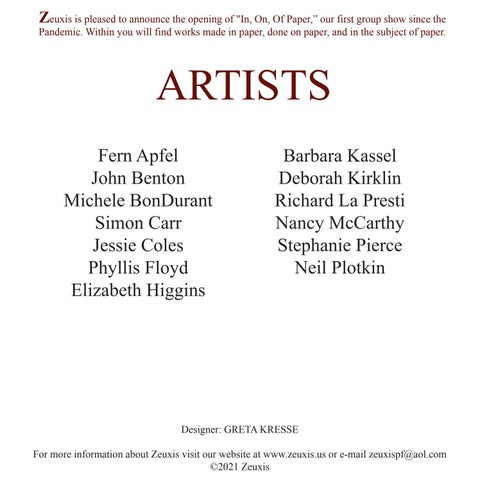 Zeuxis: In, On, Of Paper 第 4 页