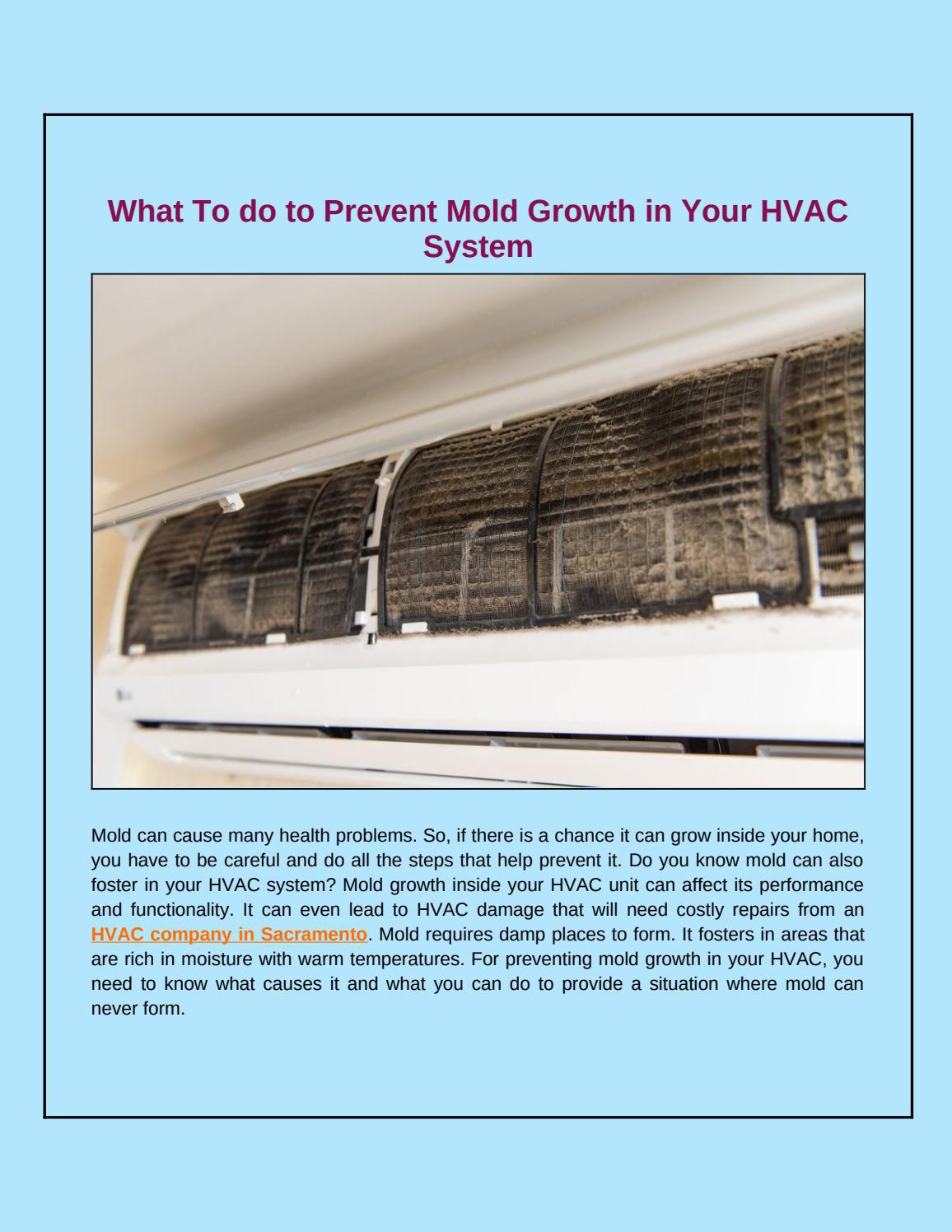 How to Prevent Mold from Growing in Your HVAC System by Heald Mechanical Issuu