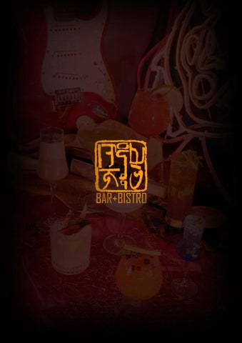 Charoenkrung Bar & Bistro Drinks Menu.