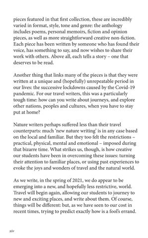 Out There: MA Nature × Travel Writing Anthology 2021 第 16 页