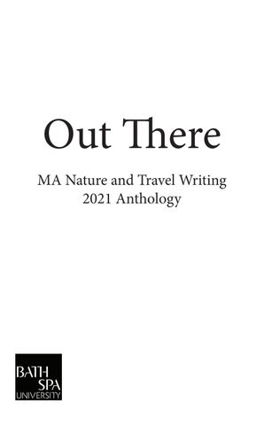 Out There: MA Nature × Travel Writing Anthology 2021 第 3 页