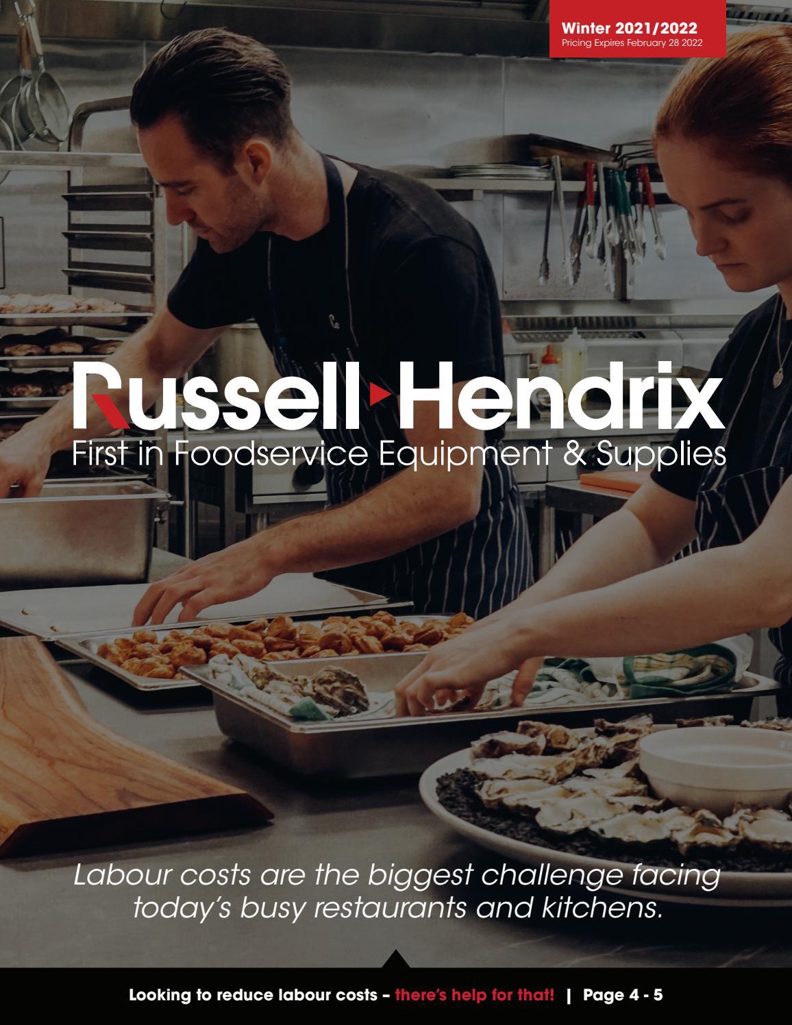Winter 2021 / 2022 Catalogue by Russell Hendrix Foodservice Equipment & Supplies Issuu