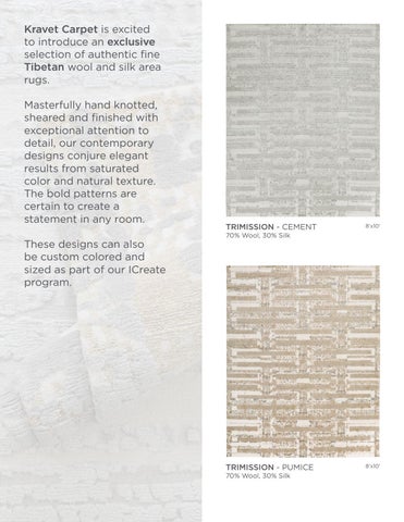 Kravet LLC 灯饰目录 · Kravet Carpet Tibetan Exclusive 第 2 页