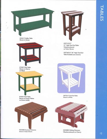E & G Amish Furniture 家具目录 · Levis Lawn 家具 - E&G Amish 家具 第 14 页