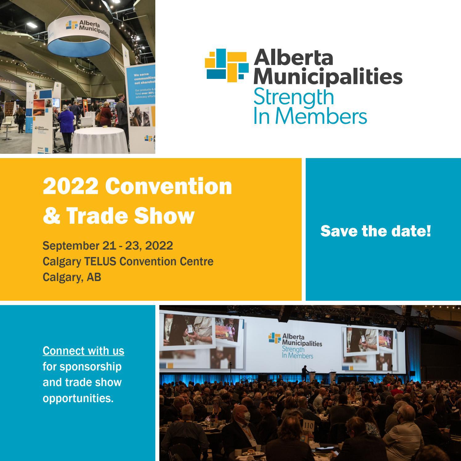 Save the Date! 2022 Convention & Trade Show by Alberta Municipalities